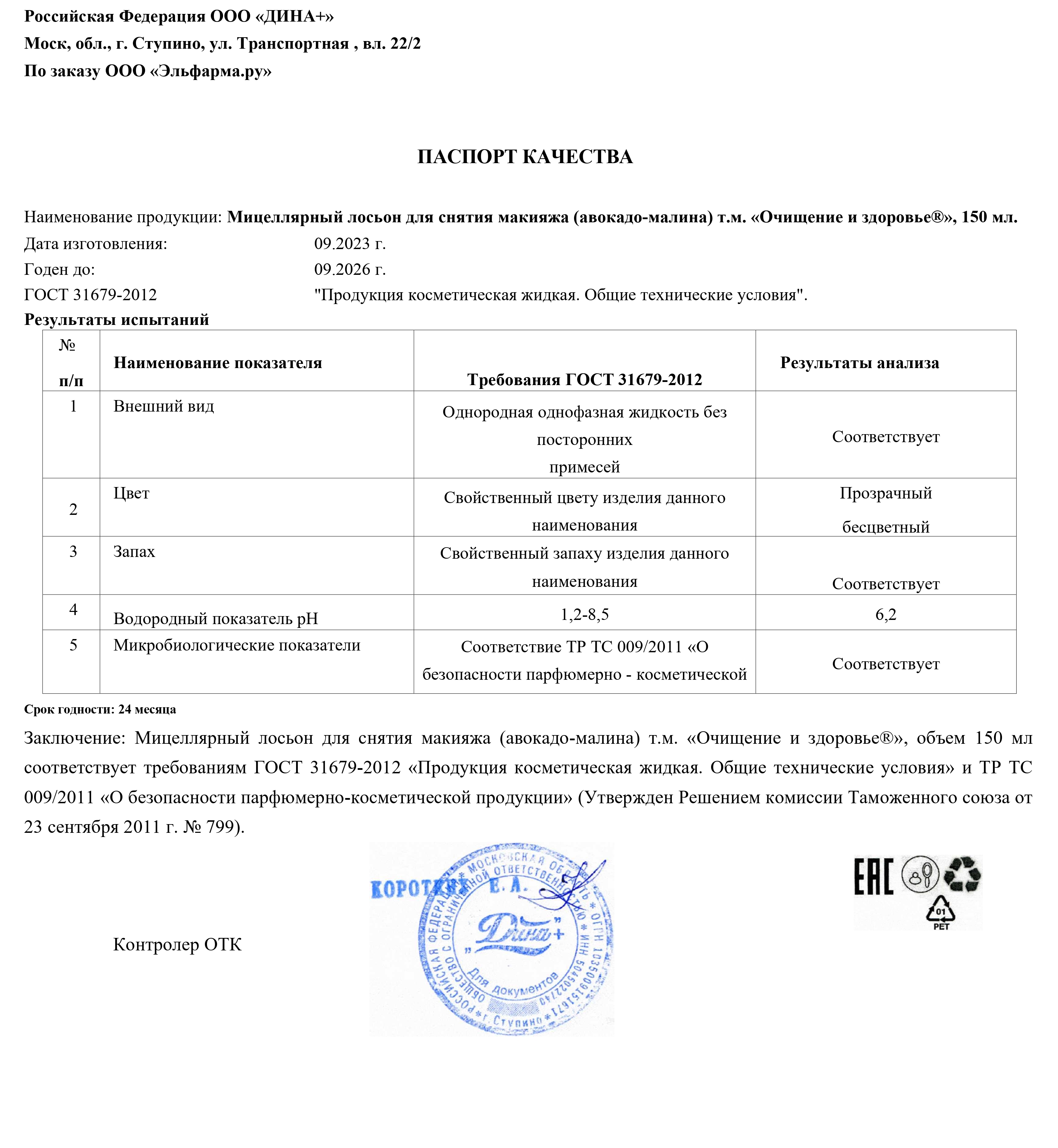 Паспорт №092023